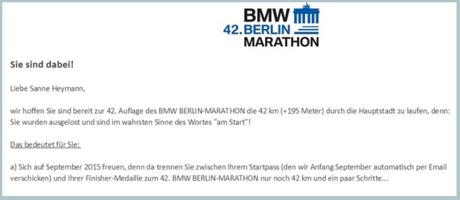 BMW marathon